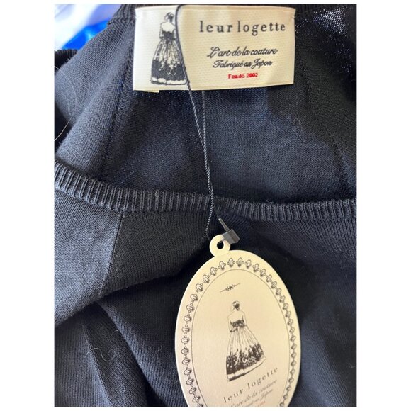 Leur Logette cotton stretch top black 1/S NEW - Picture 7 of 11